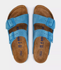 Klapki sandały Birkenstock Arizona BS błękitne - 1024066