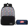 Vans Glitter Check Realm Batoh - VN0A48HGUX9 + Pencil Pouch