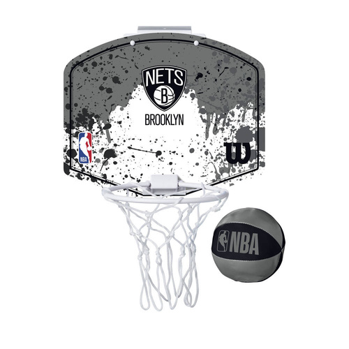 Mini tablica do koszykówki Wilson NBA Team Mini Hoop Brooklyn Nets - WTBA1302BRO