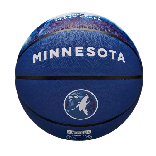 Piłka do koszykówki Wilson NBA Minnesota Timberwolves Team City WZ4024118XB
