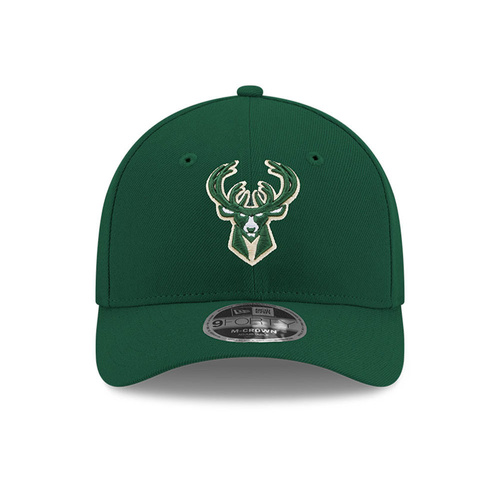 New Era 9FORTY Milwaukee Bucks NBA Team M-Crown Dark Green Snapback Cap - 60755461