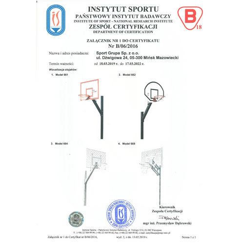 Sure Shot Heavy Duty Inground System Euro Court Basketball Set - 661 