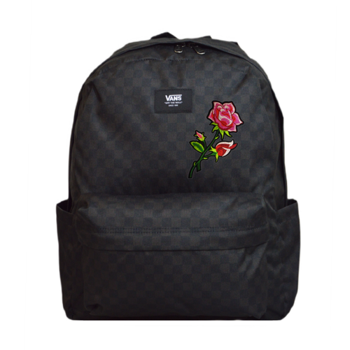 Vans Old Skool Check Backpack black/charcoal - VN000H4XBA51