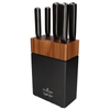 Blok z zestawem 5 noży kuchennych Zwieger Darque Michel Moran