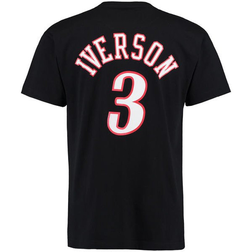 Mitchell & Ness Hardwood Classics Philadelphia 76ers Allen Iverson T-Shirt - MN-NBA-3AIVERSON-PHIL76