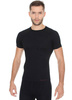 Koszulka termoaktywna Brubeck Active Wool Czarna - SS11710