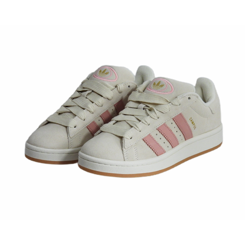 Buty sportowe damskie młodzieżowe Adidas Campus 00s W Cream White / Glow Pink - JI2752