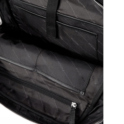 Puccini Royal Collection Leather Black Backpack - LGD6323-1