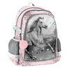 PASO Gray Horse School Backpack for Kids Pink - PP23KO-081