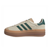 Women's sports shoes Adidas Gazelle Bold on the platform beige - ID7056