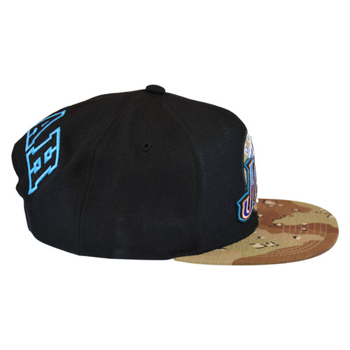 Mitchell & Ness NBA Choco Camo Snapback HWC Utah Jazz - HHSS1101-UJAYYPPPBLCK