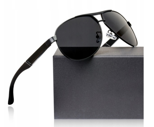 Okulary Przeciwsłoneczne z Polaryzacją i Filtrem UVA/B Lenzo Aviator