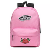 Vans Realm Fuchsia Pink Backpack Custom Rose - VN0A3UI6UNU