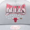 Mitchell & Ness NBA Chicago Bulls Glow Up Trucker Cap Grey - HHSSINTL1436-CBUGREY