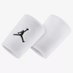 Frotka opaska Air Jordan Jumpman Wristbands biała  - 2 szt. - J.KN.01.101.OS