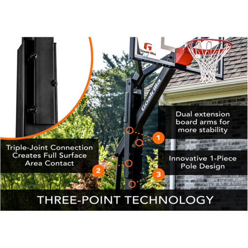 Zestaw kosz do Koszykówki Goalrilla FT54 – 54" In-Ground na stałe