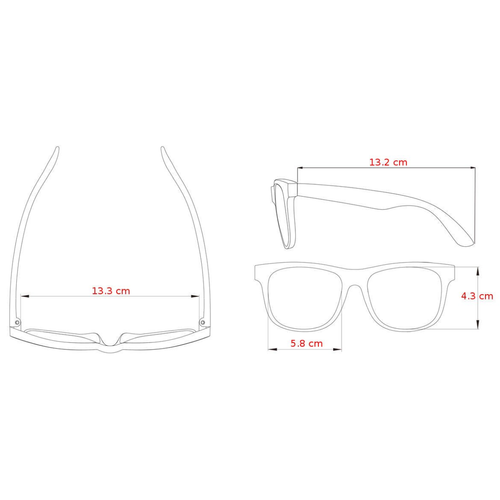 Polarisierte Sport- und Fahrradbrille Arctica - S-267F