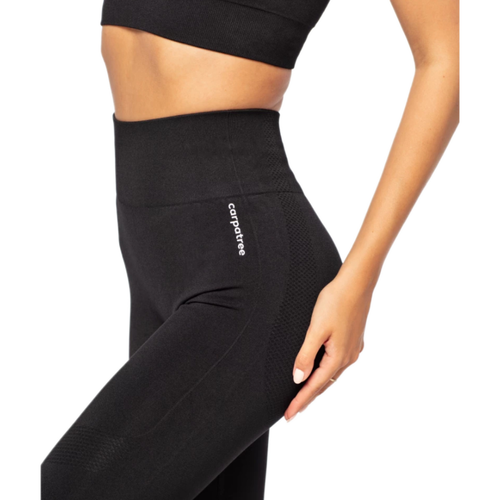 Legginsy sportowe damskie Carpatree Vibe Seamless - CP-VSL-BLACK