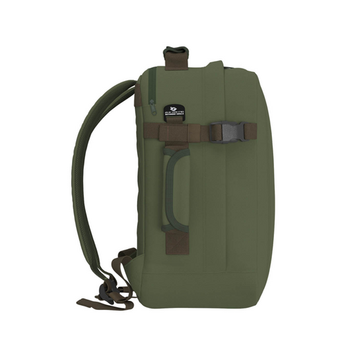 Travel backpack Cabin Zero Classic Tech 28L 2w1 Georgian Khaki hand luggage for the plane - CZ331802