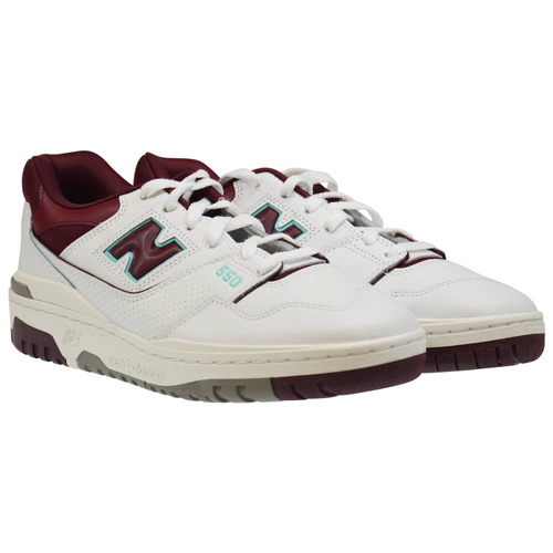 Buty sportowe sneakersy New Balance 550 Burgundy Cyan - BB550WBG