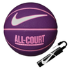 Nike All Court 8P Indoor Outdoor Basketball Ball + Nike Pump