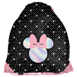 Młodzieżowy worek na buty do szkoły PASO x Minnie Mouse Holo - DM23VV-712