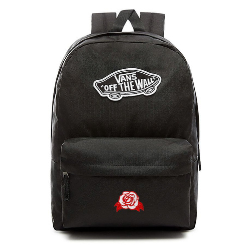 Plecak VANS Realm Backpack szkolny Custom White Rose - VN0A3UI6BLK