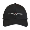 Czapka z daszkiem Tommy Hilfiger Established czarna - AM0AM07352-BDS