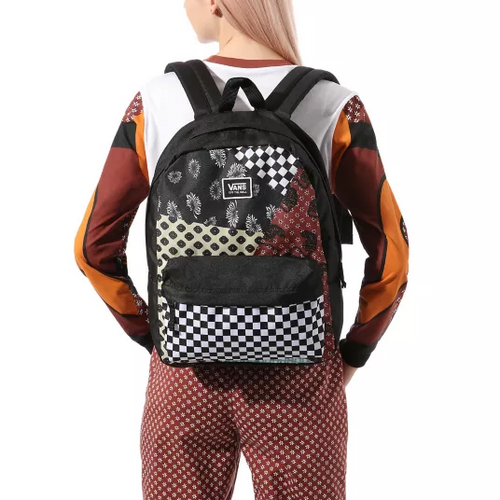 Plecak szkolny Vans Realm Classic Floral Patchwork + Worek Benched Bag