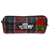 Saszetka piórnik szkolny Vans OTW Pencil Pouch w kratkę custom róża rose