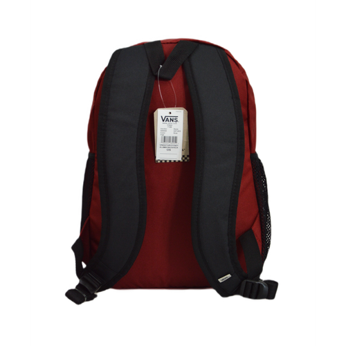 Plecak sportowy młodzieżowy Vans Alumni Backpack Kratka 15L Czerwony - VN07UEOYQZ1