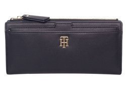 Women's wallet Tommy Hilfiger Seasonal Slim Black - AW0AW08917 0GJ