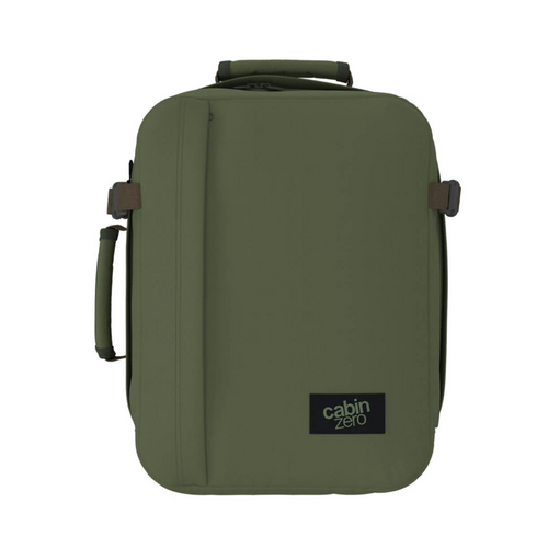 Travel backpack Cabin Zero Classic Tech 28L 2w1 Georgian Khaki hand luggage for the plane - CZ331802