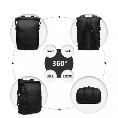 Plecak Sportowy koszykarski KONO Canyon 50L Czarny 