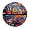 Piłka do koszykówki Wilson NBA All Team Retro Ball - WZ40285501XB