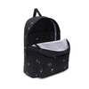 Zestaw plecak szkolny VANS Realm Backpack czarny kwiaty VN0A3UI6BR81 + Piórnik VANS VN0A3HMQHU0