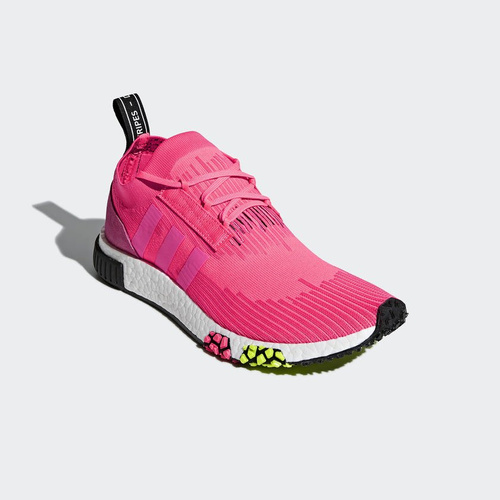 Buty męskie sportowe Adidas NMD Racer Primeknit Solar Pink Różowe - CQ2442