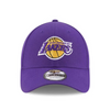 New Era 9FORTY Youth LA Los Angeles Lakers The League Purple Adjustable Cap - 11405635