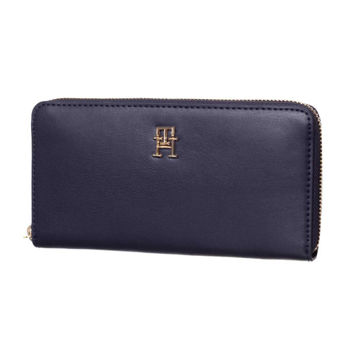 Portfel damski Tommy Hilfiger Iconic GP Wallet Keyfob z brelokiem na prezent - AW0AW14004-DW6