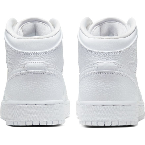 Buty Air Jordan 1 MID GS retro białe - 554725-130