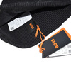 Czapka zimowa bawełniana Hugo Boss Beanie Afox Black - 50497967-001