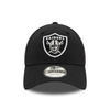 New Era 9FORTY NFL Las Vegas Raiders Black Adjustable Cap - 60565225