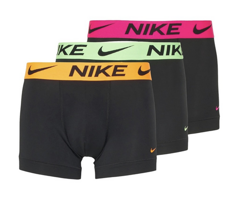Nike bokserki męskie majtki 3 szt. CZARNE - 0000KE1156-BAV
