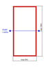 RomiSport Adjustable Court Lines Blue max 9 x 18m - Lin000016