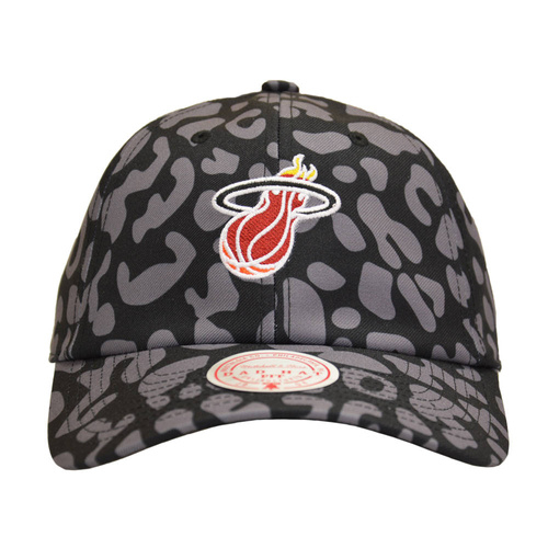 Czapka z daszkiem bejsbolowa Mitchell & Ness Miami Heat Wild Style