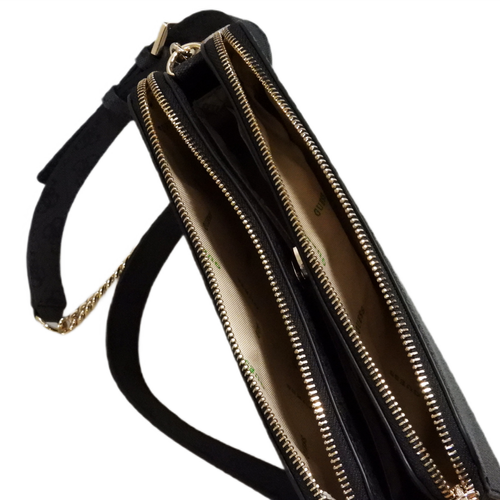 Torebka damska na ramię Guess Eco Erica Status Crossbody Szara - HWESG951012