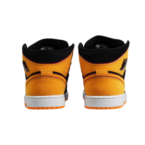 Sports shoes Air Jordan 1 Mid SE men's high black orange - FJ4923-008