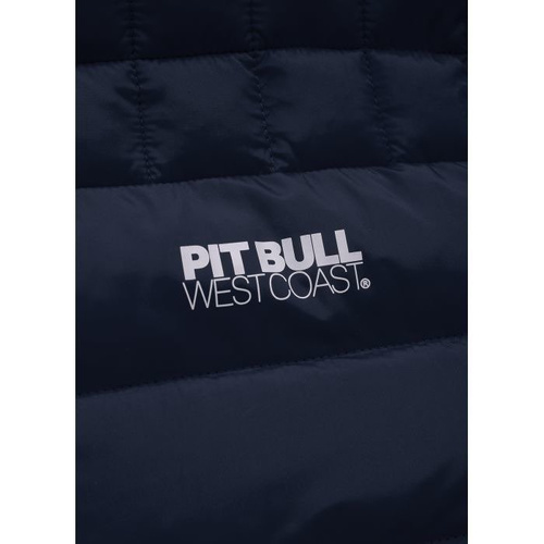 Pit Bull West Coast Padded Seacoast Men's Winter Jacket Navy Blue with Hood