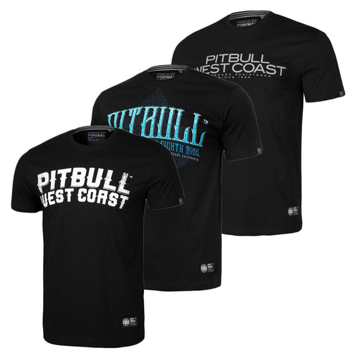 Zestaw trzech Koszulek Pit Bull West Coast 