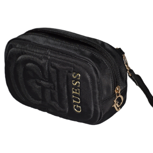 GUESS Bum Women's Bag Black and Gold - V3BZ16WFUK0-JBLK